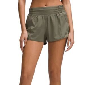Lululemon Hotty Hot High-Rise Short 2.5" *Army Green